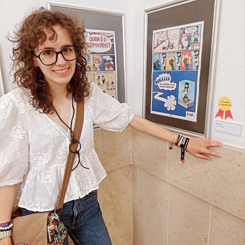 SOFIA BERNARDES E O 2ºLUGAR NA 3ªEDIÇÃO DO CONCURSO DE BANDA DESENHADA DA BIBLIOTECA MUNICIPAL DE CALDAS DA&nbsp;RAINHA.