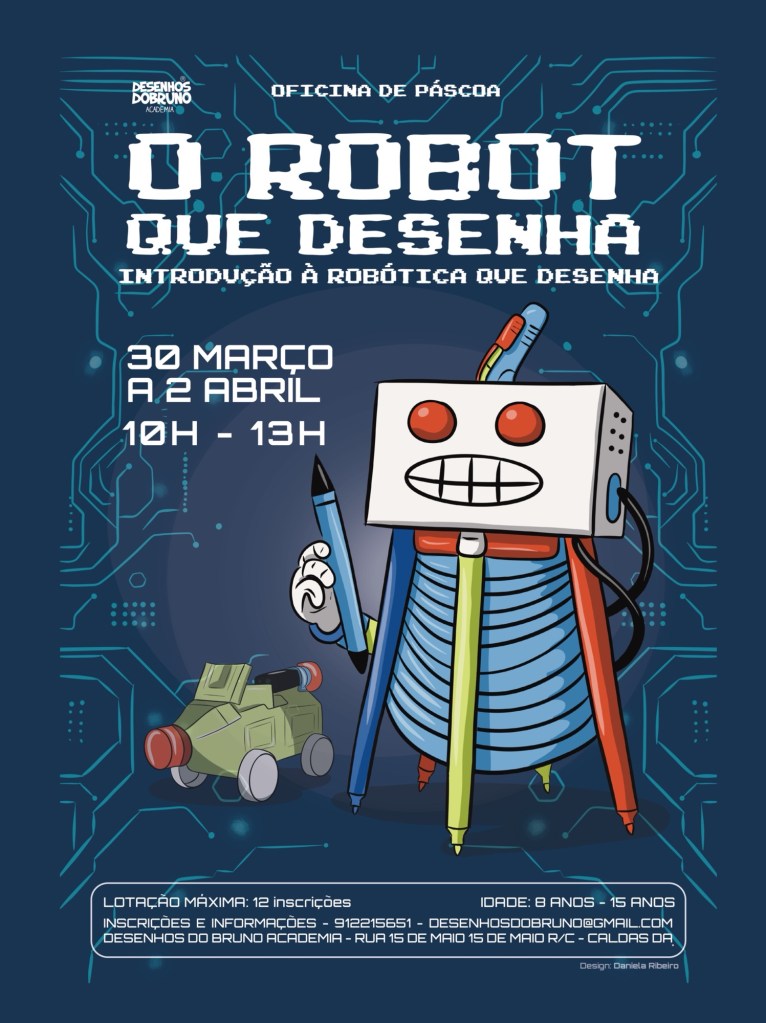 O ROBOT QUE DESENHA – oficina de&nbsp;pascoa