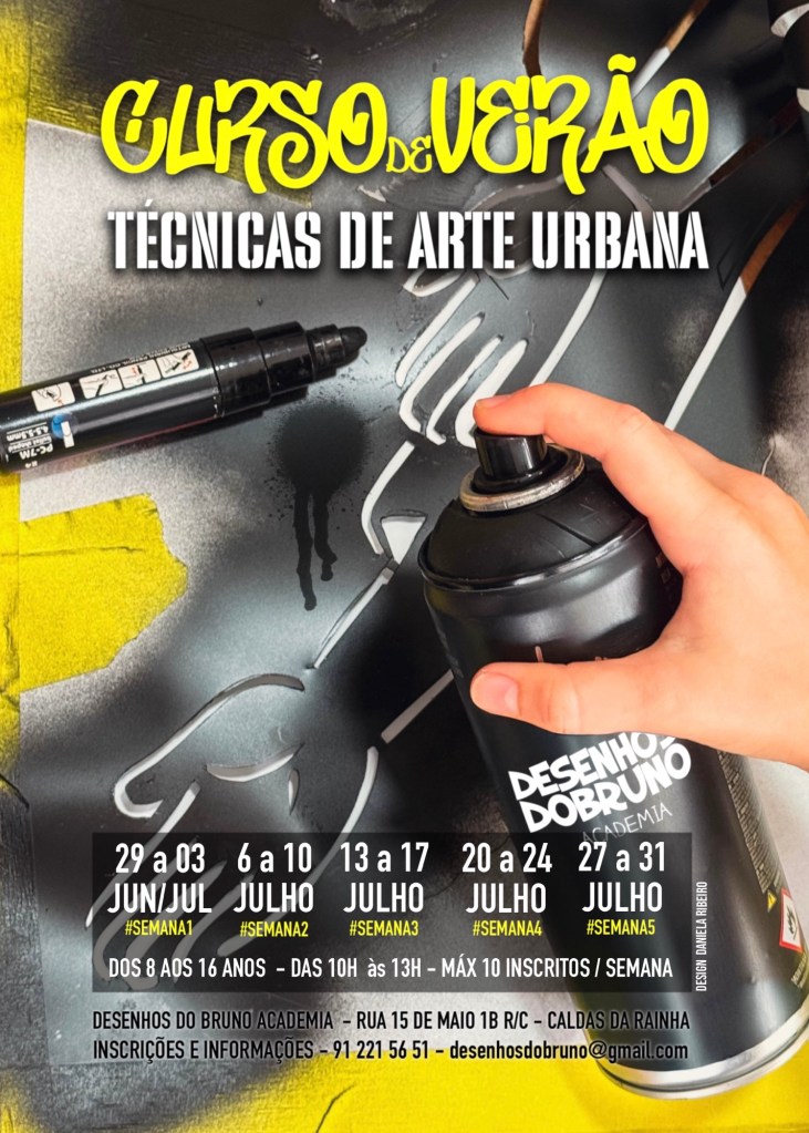 CURSO DE VERÃO – TÉCNICAS DE ARTE&nbsp;URBANA